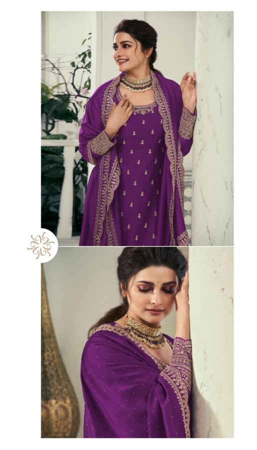 KULEESH-SHAHEEN-7-EMBROIDERY-EILK-GEORGETTE-WITH-SANTOON-INNER-DRESS-MATERIAL-CATALOGUE-9