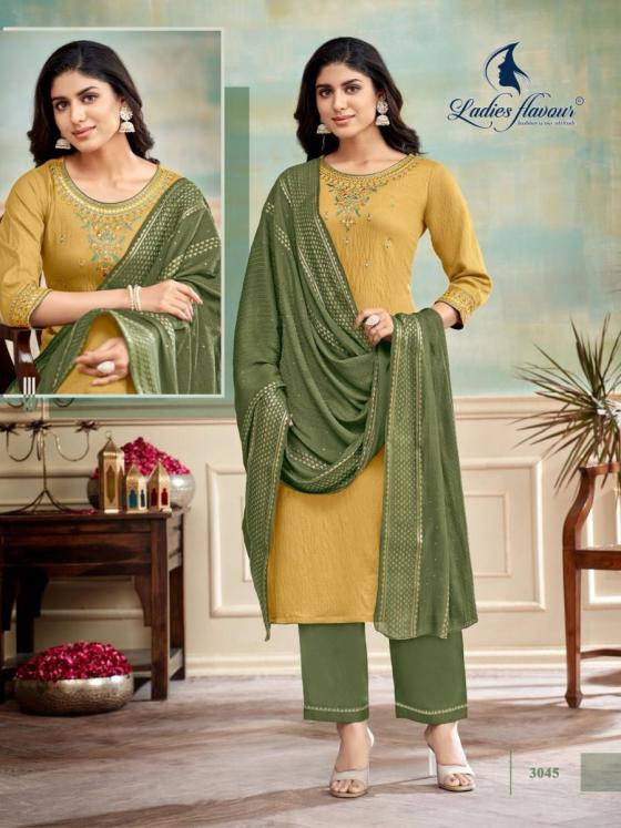 LADIES-FLAVOUR-D.NO-3043-TO-3048-VISCOSE-WITH-HEAVY-EMBROIDERY-WORK-KURTI-PANT-DUPATTA-CATALOGUE-3