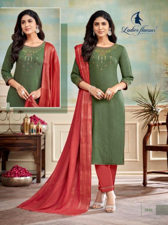 LADIES-FLAVOUR-D.NO-3043-TO-3048-VISCOSE-WITH-HEAVY-EMBROIDERY-WORK-KURTI-PANT-DUPATTA-CATALOGUE-4