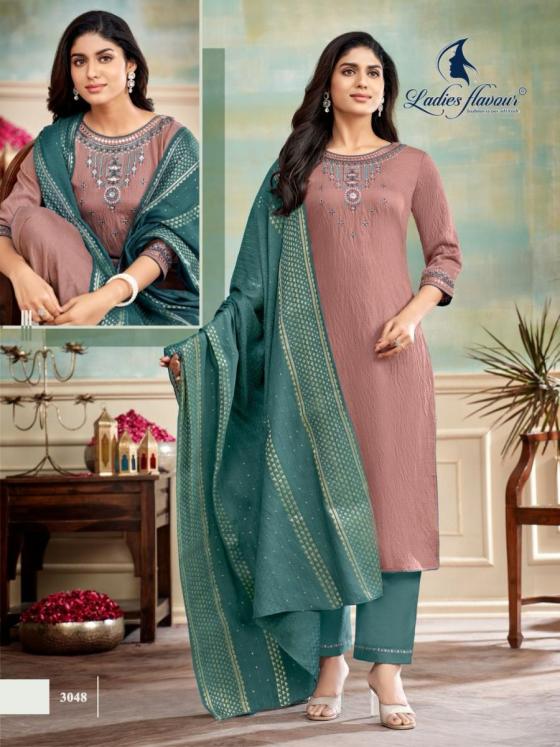 LADIES-FLAVOUR-D.NO-3043-TO-3048-VISCOSE-WITH-HEAVY-EMBROIDERY-WORK-KURTI-PANT-DUPATTA-CATALOGUE-6