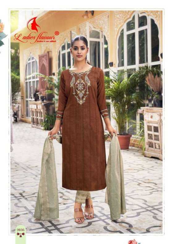 LADIES-FLAVOUR-PARMPARA-2-HEAVY-CHINON-WITH-EMBROIDERY-SEQUNCE-WORK-KURTI-PANT-DUPATTA-CATALOGUE-2