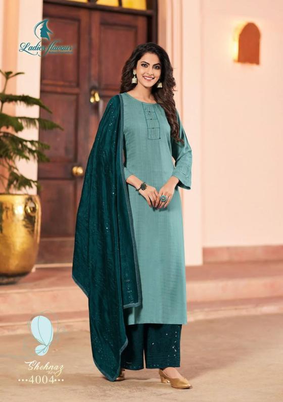 LADIES-FLAVOUR-SHEHNAZ-VOL-4-HEAVY-DOBBY-WITH-KATHA-WORK-TOP-AND-HEAVY-RAYON-IN-SHIFALI-WORK-PANT-AND-CHANDERI-VISCOSE-WITH-HEAVY-EMBROIDERY-WORK-DUPATTA-KURTI-CATALOGUE-2