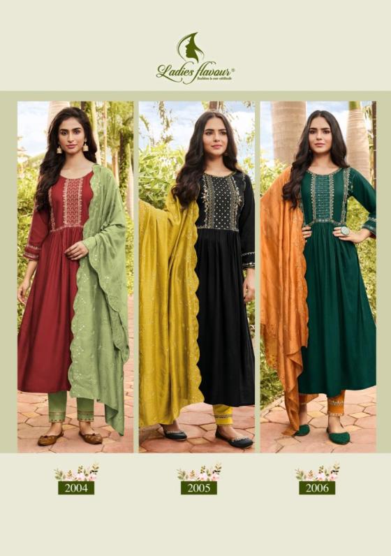 LADIES-FLAVOUR-SURABHI-VOL-2-HEAVY-RAYON-WEAVING-DESIGN-WITH-HEAVY-EMBROIDERY-WORK-BEUTIFUL-KURTI-PANT-DUPATTA-CATALOGUE-1