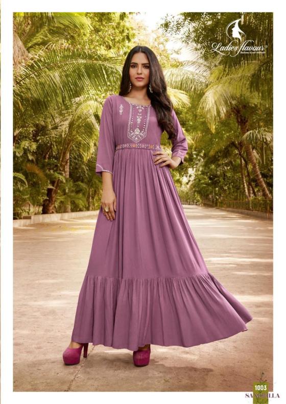 LADIES-FLOVOUR-SANGRILLA-HEAVY-RAYON-RINKLE-WITH-EMBROIDERY-HAND-WORK-WITH-BELT-KURTI-CATALOGUE-4