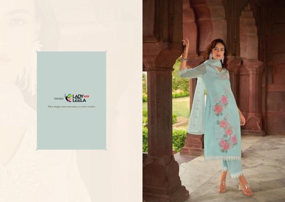 LADY-LEELA-SUMMER-SPRING-ORGANZA-FABRIC-KURTI-WITH-LACE-WORK-EMBROIDERY-HANDWORK-PRINTED-COTTON-KURTI-PANT-DUPATTA-CATALOGUE-14