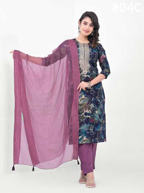 LEBEL-KHOJ-D.NO-804-MODAL-FABRIC-DESIGNER-KURTI-DUPATTA-PANT-CATALOGUE-2