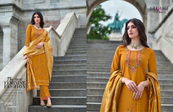 LILY-LALI-HASMEENA-VOL-3-VISCOSE-ORGANZA-HANDWORK-WITH-EMBROIDERY-TOP-AND-PANT-WITH-JAQUARD-DUPATTA-WITH-MEENA-FANCY-LACE-KURTI-CATALOGUE-12