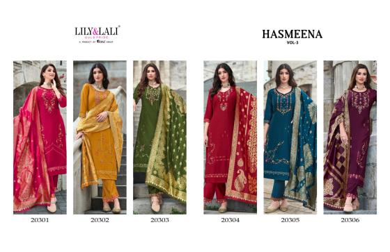 LILY-LALI-HASMEENA-VOL-3-VISCOSE-ORGANZA-HANDWORK-WITH-EMBROIDERY-TOP-AND-PANT-WITH-JAQUARD-DUPATTA-WITH-MEENA-FANCY-LACE-KURTI-CATALOGUE-16