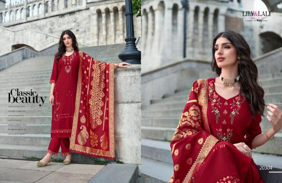 LILY-LALI-HASMEENA-VOL-3-VISCOSE-ORGANZA-HANDWORK-WITH-EMBROIDERY-TOP-AND-PANT-WITH-JAQUARD-DUPATTA-WITH-MEENA-FANCY-LACE-KURTI-CATALOGUE-8