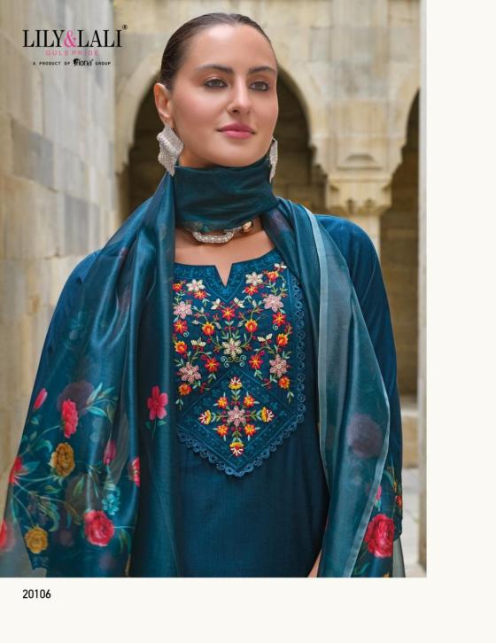 LILY-LALI-MALVIKA-2-HAND-WORK-AND-EMBROIDERY-ON-VISCOSE-FABRIC-WITH-PURE-ORGANZA-PRINT-DUPATTA-AND-PENT-KURTI-CATALOGUE-3