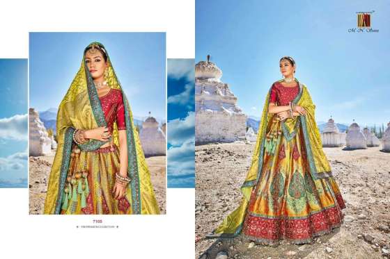 M.N.-7100-SERIES-BANARASI-SILK-JACQUARD-KALI-NEW-LEHENGA-CATLOG-2