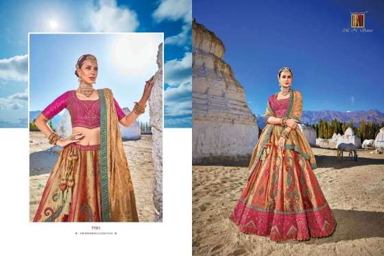 M.N.-7100-SERIES-BANARASI-SILK-JACQUARD-KALI-NEW-LEHENGA-CATLOG-7