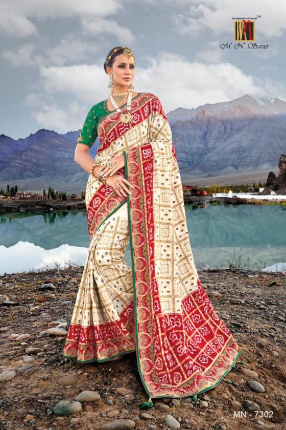 M.N-KACCHI-BANDHEJ-SERIES-7301-TO-7303-PURE-GAJJI-BANDHEJ-SATIN-PURE-KACCHI-EMB-HAND-WORK-DIAMOND-2