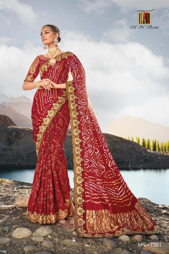 M.N-KACCHI-BANDHEJ-SERIES-7301-TO-7303-PURE-GAJJI-BANDHEJ-SATIN-PURE-KACCHI-EMB-HAND-WORK-DIAMOND-3