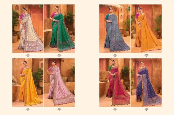 M.N-KACHHI-WORK-VOL-5-SERIES-7001-TO-7008-BANARSI-SILK-SAREE-WITH-PURE-KACHHI-WORK-DIAMOND-MIRROR-HEAVY-WORK-WEDDING-WEAR-DESIGNER-SAREE-CATALOGUE-1