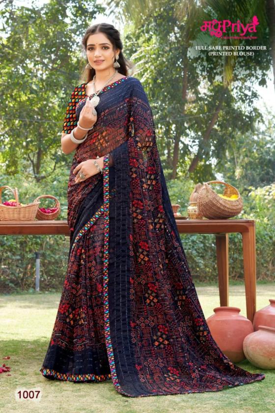 MADHUPRIYA-FULMATI-60-GRAM-PALIN-FARR-WITH-FANCY-PRINT-WITH-SAREE-PRINTED-BORDER-WITH-PRINTED-BLOUSE-SAREE-CATALOGUE-4