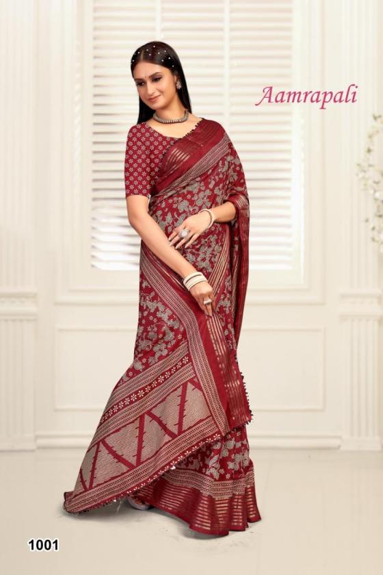 MAHAMANI-CREATION-AAMRAPALI-SERIES-1001-TO-1006-DOLLA-SILK-ZARI-BORDER-SAREE-CATLOG-1