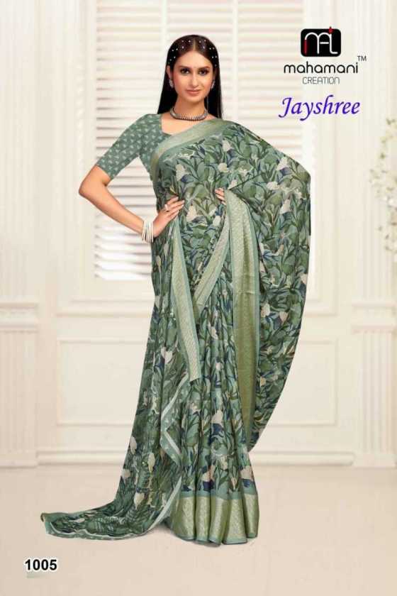 MAHAMANI-CREATION-JAYSHREE-SERIES-1001-TO-1006-ZEBRA-BORDER-DOLLMOSS-PRINTED-SAREE-CATALOGUE-3