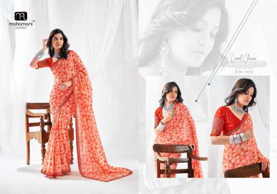 MAHAMANI-CREATION-KUM-KUM-HEAVY-GEORGETTE-PRINT-WITH-FANCY-EMBROIDERY-BLOUSE-WORK-BORDER-SAREE-CATALOGUE-3