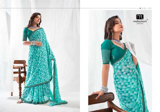 MAHAMANI-CREATION-KUM-KUM-HEAVY-GEORGETTE-PRINT-WITH-FANCY-EMBROIDERY-BLOUSE-WORK-BORDER-SAREE-CATALOGUE-4