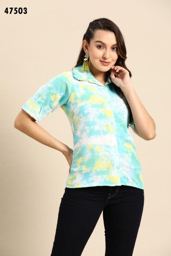 MAHOTSAV-KALI-POLLY-COTON-AND-POLY-CREPE-RAYON-BEAUTIFUL-DESIGNER-TOPS-CATALOGUE-8