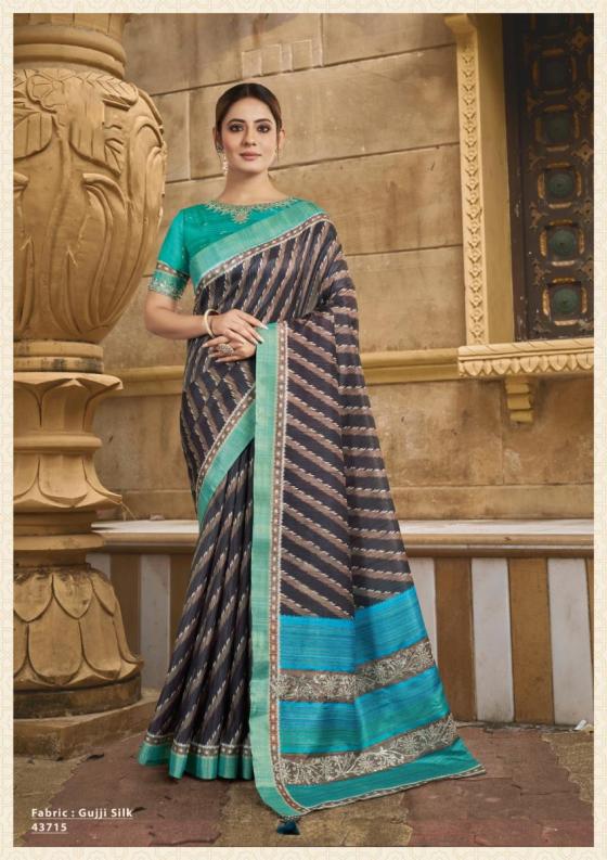 MAHOTSAV-NORITA-43700-GAJARI-GAJJI-SILK-AND-BHAGALPURI-SILK-MIX-DESIGNER-SAREES-CATALOGUE-2