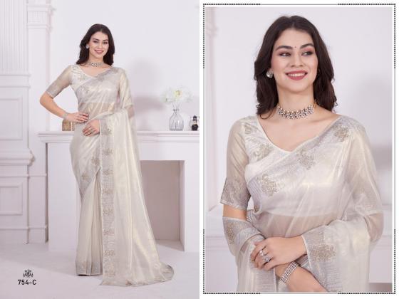 MEHEK-D.NO-754A-TO-754E-RAINA-NET-COATING-FABRIC-WITH-HEAVY-HANDWORK-DUBLE-COLOURED-ZIRCON-BORDER-SAREE-BLOUSE-CATLOG-10