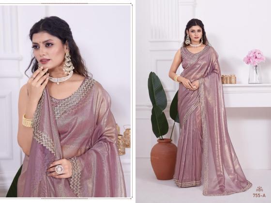 MEHEK-D.NO-754A-TO-754E-RAINA-NET-COATING-FABRIC-WITH-HEAVY-HANDWORK-DUBLE-COLOURED-ZIRCON-BORDER-SAREE-BLOUSE-CATLOG-19