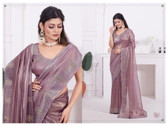 MEHEK-D.NO-754A-TO-754E-RAINA-NET-COATING-FABRIC-WITH-HEAVY-HANDWORK-DUBLE-COLOURED-ZIRCON-BORDER-SAREE-BLOUSE-CATLOG-4