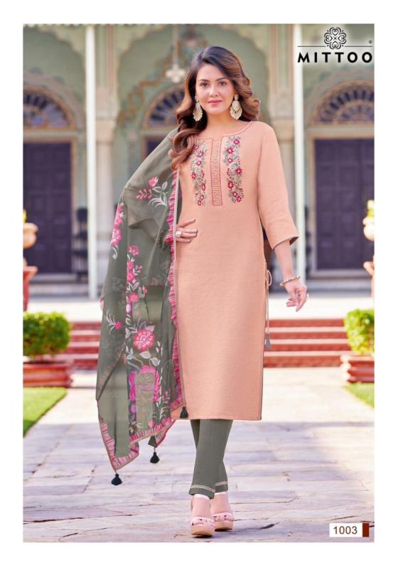 MITTOO-MADHUBALA-VISCOSE-WEAVING-THREAD-HANDWORK-WITH-COTTON-LYCRA-ORGANZA-PRINT-KURTI-PANT-DUPATTA-CATALOGUE-2