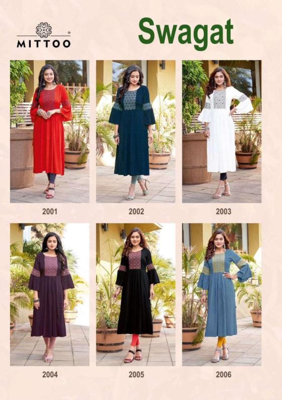 MITTOO-SWAGAT-RINCLE-RAYON-WITH-HALF-INNER-HANDWORK-EMBROIDERY-KURTI-CATLOG-8