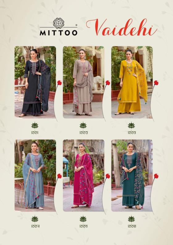 MITTOO-VAIDEHI-RAYON-WEAVING-TOP-AND-PANT-AND-MUSLIN-PRINT-DUPATTA-KURTI-CATALOGUE-6