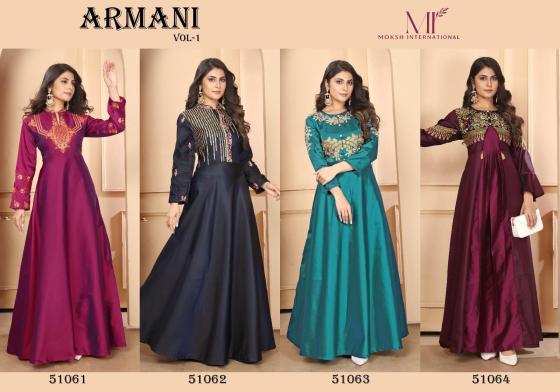 MOKESH-INTERNATIONAL-ARMANI-VOL1-TRIVA-SILK-WITH-HEAVY-EMBROIDERY-INNER-STICHED-BEAUTIFUL-KURTIS-CATALOGUE-1