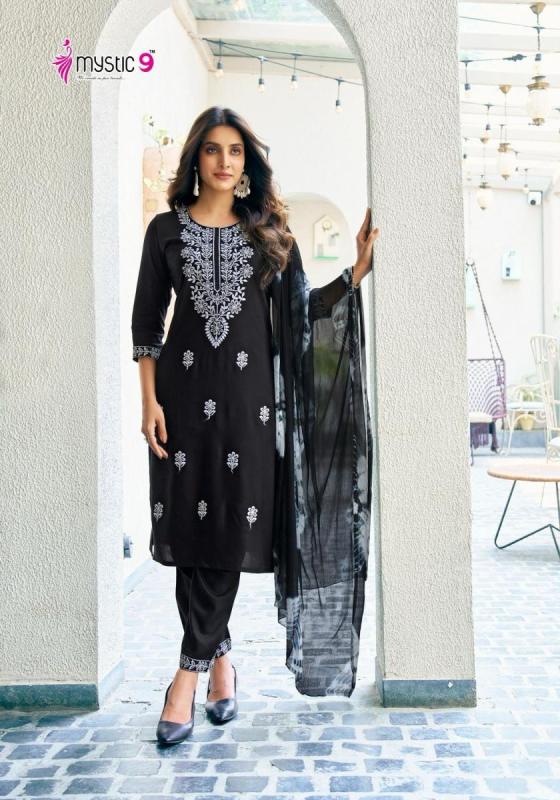 MYSTIC-9-KARACHI-VOL-1-LUCKNOWI-STYLE-EMBROIDERY-WORK-RAYON-DYED-BEAUTIFUL-DRESS-KURTI-CATALOGUE-2