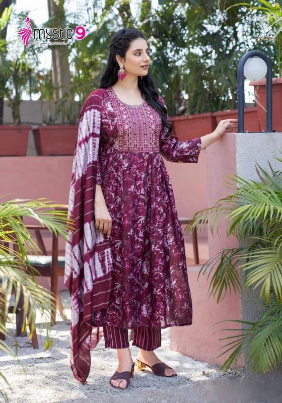 MYSTIC-9-MLHAR-VOL-1-CHANDERI-MODAL-FOIL-PRINT-WITH-EMBROIDERY-TAPLA-WORK-PURE-CHANDERI-SEQUENCE-DUPATTA-KURTI-PANT-DUPATT-CATALOGUE-8