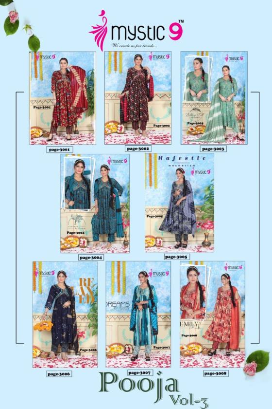 MYSTIC-9-POOJA-VOL-3-ALIYA-CUT-HEAVY-FOIL-PRINT-FABRIC-ALIYA-STITCHED-WITH-EMBROIDERY-ON-NECK-BEAUTIFUL-KURTI-PANT-DUPATTA-CATALOGUE-11