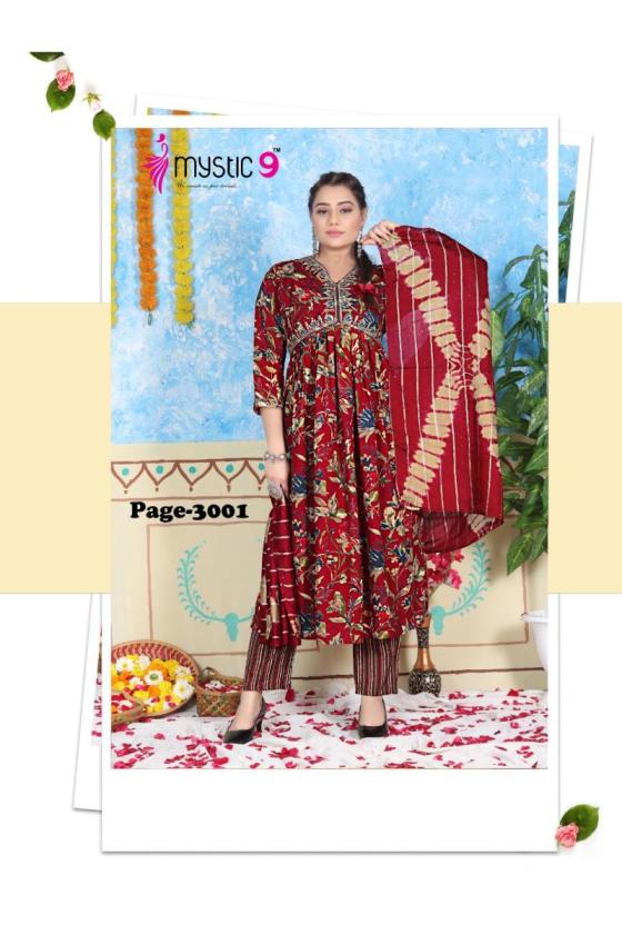 MYSTIC-9-POOJA-VOL-3-ALIYA-CUT-HEAVY-FOIL-PRINT-FABRIC-ALIYA-STITCHED-WITH-EMBROIDERY-ON-NECK-BEAUTIFUL-KURTI-PANT-DUPATTA-CATALOGUE-3