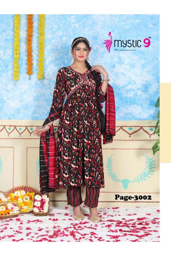 MYSTIC-9-POOJA-VOL-3-ALIYA-CUT-HEAVY-FOIL-PRINT-FABRIC-ALIYA-STITCHED-WITH-EMBROIDERY-ON-NECK-BEAUTIFUL-KURTI-PANT-DUPATTA-CATALOGUE-4