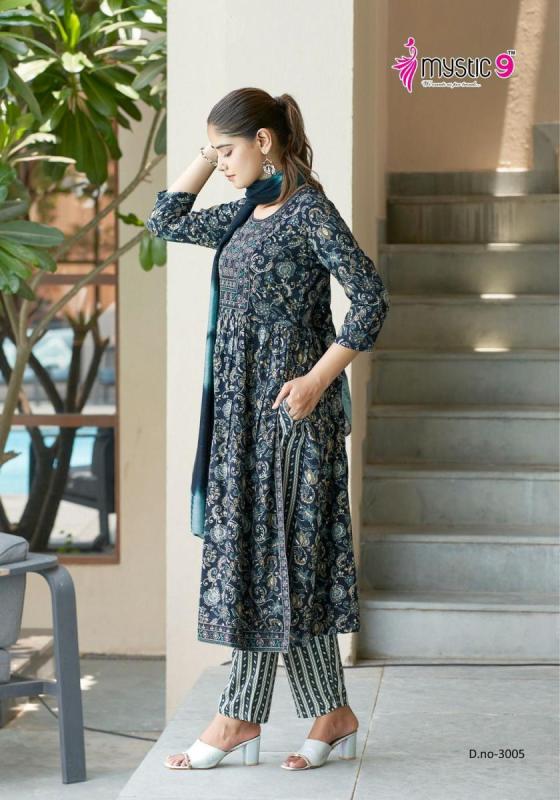 MYSTIC-9-SIMRAN-VOL-3-HEAVY-REYON-PRINT-NYRA-CUT-WITH-EMBROIDERY-WORK-WITH-PURE-CHANDERI-DUPATTA-KURTI-PANT-DUPATTA-CATALOGUE-8