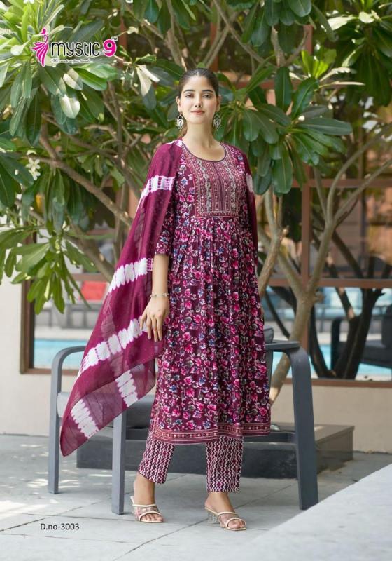 MYSTIC-9-SIMRAN-VOL-3-HEAVY-REYON-PRINT-NYRA-CUT-WITH-EMBROIDERY-WORK-WITH-PURE-CHANDERI-DUPATTA-KURTI-PANT-DUPATTA-CATALOGUE-9