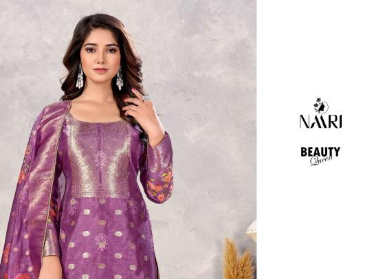 VNAARI-AVANTI-PURE-ORGANZA-SIMER-JACQUARD-WITH-DIGITAL-PRINT-DRESS-MATERIAL-CATALOGUE-6