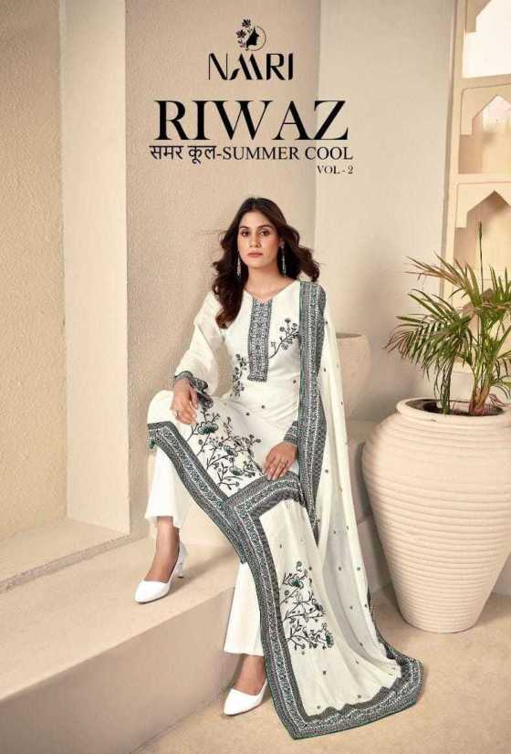 NAARI-RIWAZ-2-SUMMER-SPECIAL-WHITE-SPECIAL-BOOK-RIWAZ-MUSLIM-JACQUARD-BEAUTIFUL-WHITE-DRESS-MATERIAL-CATALOGUE-4