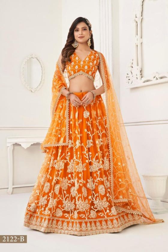 NARAYANI-FASHION-KELAYA-VOL-5-BUTTERFLY-NET-AMIERICAN-CREPE-WITH-CANCAN-CANVAS-AND-SPECIALY-USE-CANVAS-IN-LEHENGA-BELT-AND-FLAIR-LEHENGA-DUPATTA-BLOUSE-CATALOGUE-10