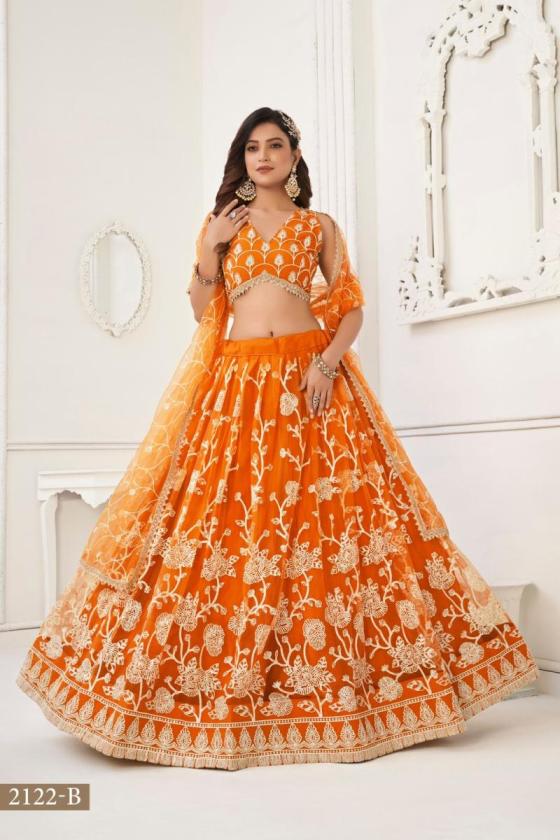 NARAYANI-FASHION-KELAYA-VOL-5-BUTTERFLY-NET-AMIERICAN-CREPE-WITH-CANCAN-CANVAS-AND-SPECIALY-USE-CANVAS-IN-LEHENGA-BELT-AND-FLAIR-LEHENGA-DUPATTA-BLOUSE-CATALOGUE-12