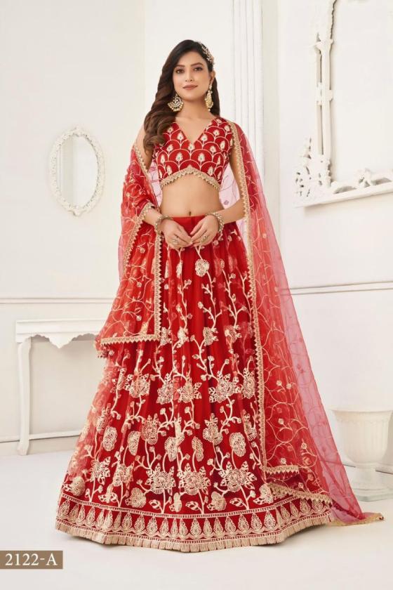 NARAYANI-FASHION-KELAYA-VOL-5-BUTTERFLY-NET-AMIERICAN-CREPE-WITH-CANCAN-CANVAS-AND-SPECIALY-USE-CANVAS-IN-LEHENGA-BELT-AND-FLAIR-LEHENGA-DUPATTA-BLOUSE-CATALOGUE-14