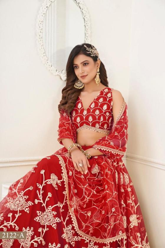 NARAYANI-FASHION-KELAYA-VOL-5-BUTTERFLY-NET-AMIERICAN-CREPE-WITH-CANCAN-CANVAS-AND-SPECIALY-USE-CANVAS-IN-LEHENGA-BELT-AND-FLAIR-LEHENGA-DUPATTA-BLOUSE-CATALOGUE-17