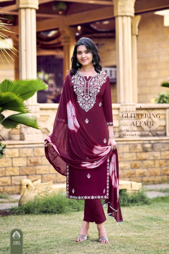 OSSM-LAKHNAVI-REYON-22KG-HEAVY-EMBROIDERY-AND-CHINON-FABRIC-DUPATTA-KURTI-CATALOGUE-8