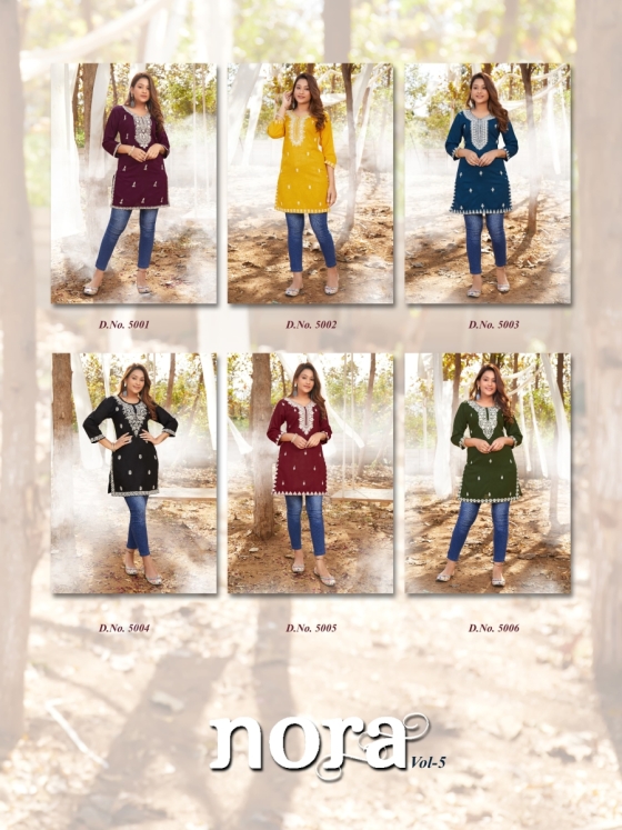 OSSM-NORA-VOL-5-HEAVY-REYON-SLUB-16KG-COTTON-EMBROIDERY-FANCY-SHORT-TOPS-CATALOGUE-1