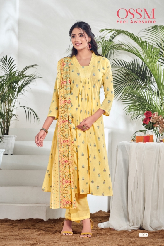 OSSM-SUMMER-SHADES-PURE-COTTON-PRINT-ALINE-V-NECK-WITH-POKET-COTTON-MAL-PRINT-DUPATTA-KURTI-PANT-DUPATTA-CATALOGUE-6