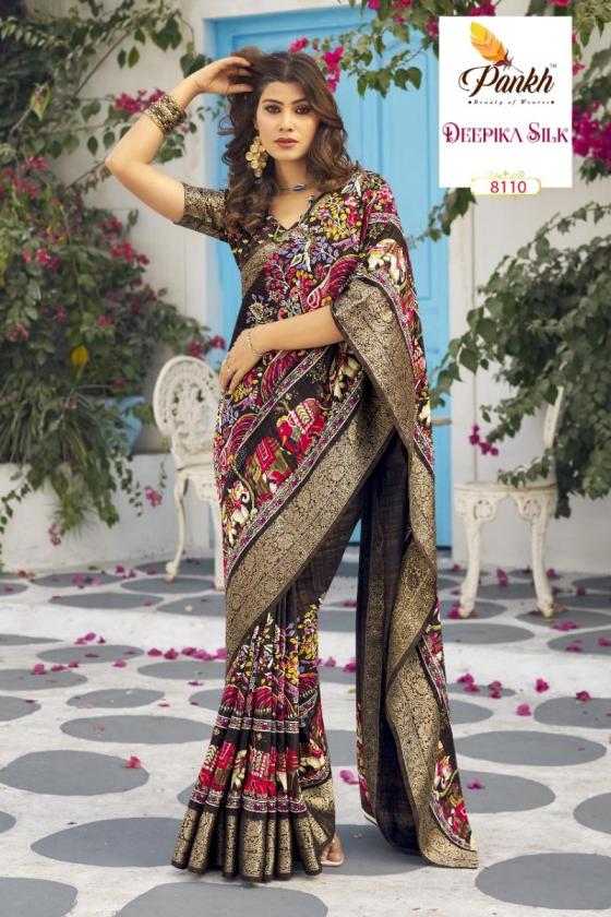 PANKH-DEEPIKA-SILK-SERIES-8101-TO-8116-MUNGA-SILK-PRINTED-WITH-WEAVING-BORDER-SAME-FABRIC-AND-PRINTED-BLOUSE-SAREE-CATALOGUE-7